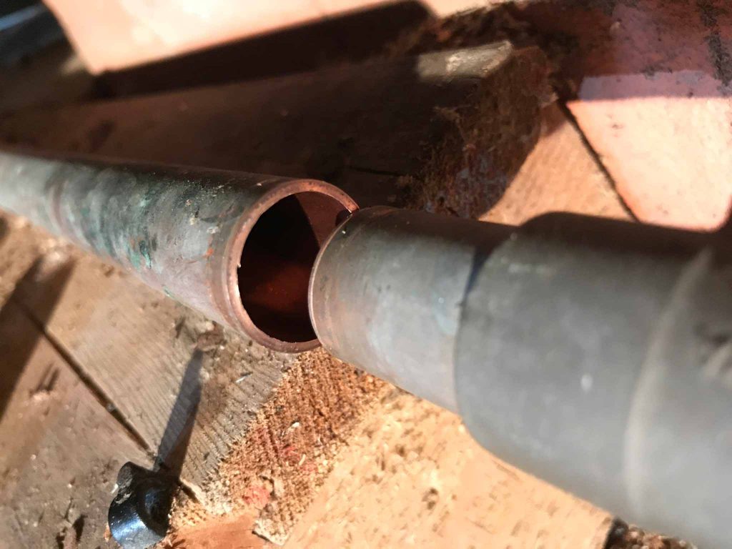 22mm gas pipe cut