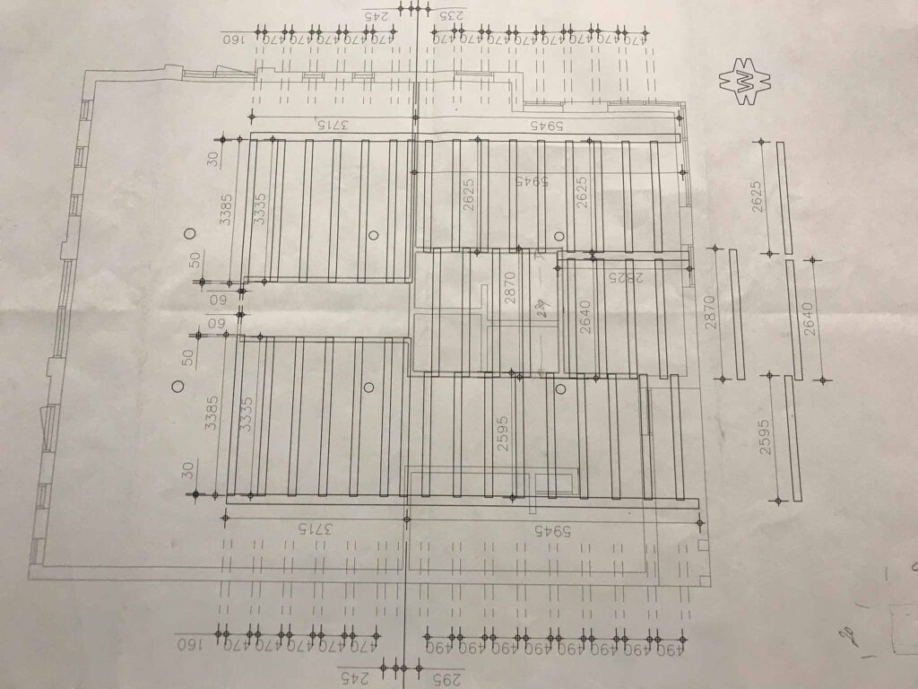 beam layout plan