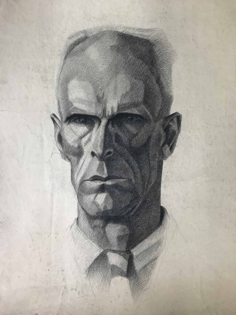 portrait drawn by Jan Bult