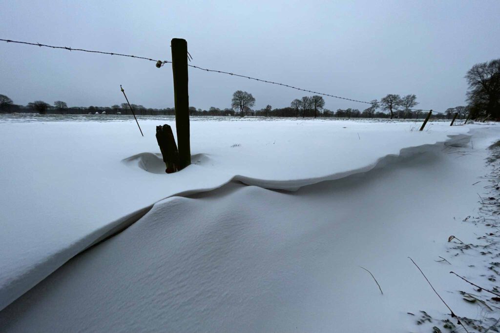 snow dunes