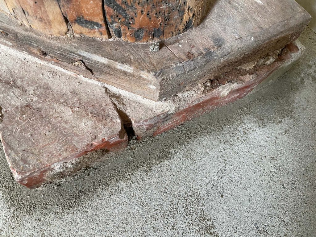 bumper tape gap between floor and original structure closed